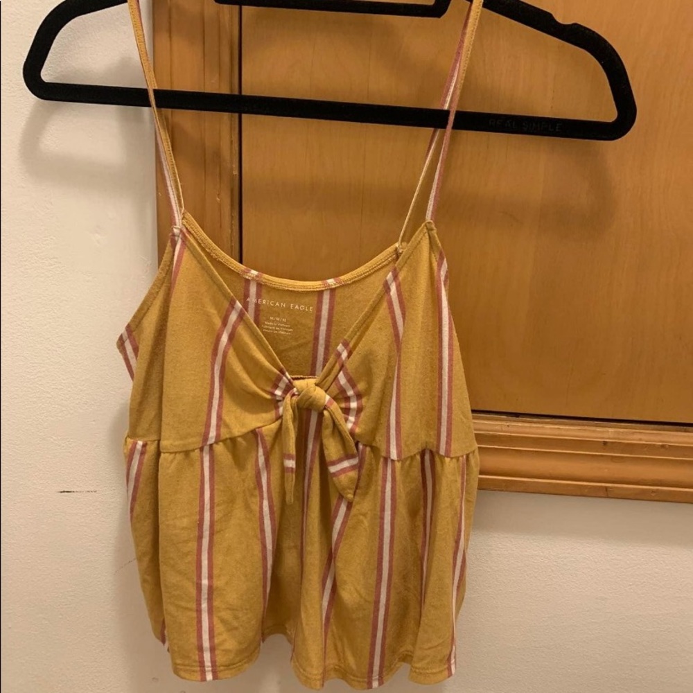 American eagle front tie tank top